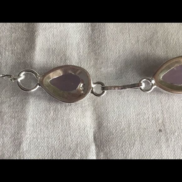 NWOT Sterling Silver Rose Quartz Adj. Necklace - Picture 9 of 12